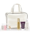 Supremÿa Vanity Prestige set includes: Supremÿa, 1.7 oz.; All Day All Year, 1.7 oz. and Black Rose Cream Mask, 2 oz. As an added bonus, set also includes: Sisleÿa Global Firming Serum sample; Hydra-Global sample; Lyslait, 1 oz. and Floral Toning Lotion, 1 oz. All inside a Sisley bag. Made in France. 