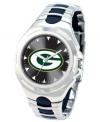 Go, Pack, go! Root for your team 24/7 with this sporty watch from Game Time. Features a Green Bay Packers logo at the dial.