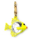 Go fishing with this neon charm from Juicy Couture. Clasp this aquatic accessory on your favorite bracelet to make a splashy statement.