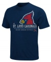 Loud and proud. Get the crowd going and cheer on your St. Louis Cardinals in this MLB graphic t-shirt from Majestic.