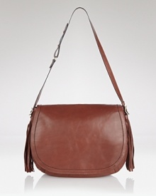 Bring on bohemian chic with this tassel-clad shoulder bag: a smooth little number that grooves with flowing dresses and wide-leg trousers alike. From See By Chloé. Bring on bohemian chic with this tassel-clad shoulder bag: a smooth little number that grooves with flowing dresses and wide-leg trousers alike. From See By Chloé.