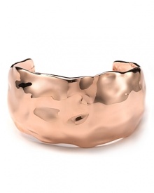 Finish your look with this gorgeous hammered cuff in on-trend rose gold from Alexis Bittar. Finish your look with this gorgeous hammered cuff in on-trend rose gold from Alexis Bittar.