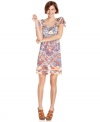 Mixed prints lend an exotic element to this Style&co. dress, perfect for carefree and casual summer days!