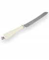 This porcelain cake knife is the perfect complement to your special celebrations. A modern shape and gilt trim combine for a truly elegant look. Qualifies for Rebate