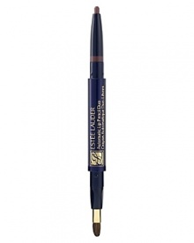 Versatile, double-ended pencil with twist-up color plus a lip brush. Versatile, double-ended pencil with twist-up color on one side, a lip brush on the other. Color tip is always perfectly shaped - never needs sharpening. Use the lip brush to apply your lipstick or other lipcolor. Creates a defined, professional look. Comes with an initial color cartridge plus one refill. Additional refills available. PENCIL ME IN For longer-lasting lipcolor, fill in entire lip area with pencil, then top it off with your favorite lipstick.