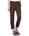 A new way to wear cargos, from INC. Pull the drawstring legs up or down on these utility-inspired pants!