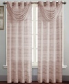 Efforless and light with a subtle variegated stripe motif, the Brice sheer window panel adds a dose of drama and texture to any decor. Pair it with its coordinating waterfall valance for purely transitional in style.