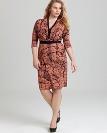 Karen Kane Plus Size Tuck Dress Karen Kane Plus Size Tuck Dress