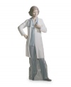 Just what the doctor ordered, this elegant figurine from Lladro is the antidote to sterile waiting rooms and medical offices in glossy, handcrafted porcelain.
