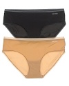 A pretty lace trim lends elegant style to this hipster from Calvin Klein Underwear.