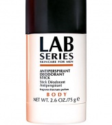 High-performance formula provides maximum protection against wetness and odor. Sheer white formula will not flake or transfer onto clothing. Fragrance-free. For all skin types. 2.6 oz. 