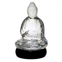 Designed by Kenzo Takada for the Lights of Asia Collection, the small Buddha is 7.5 tall and sits on a beautiful lacquer base. Designed by Kenzo Takada for the Lights of Asia Collection, the small Buddha is 7.5 tall and sits on a beautiful lacquer base.
