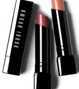 Lipstick never felt this good. This innovative lipstick combines rich color, comfortable, long lasting wear, and a soft creamy shine. Formulated with emollient shea butter and plant derived skin conditioners, this amazing formula glides on smooth, wears all day and leaves lips soft and moisturized.13 oz. 