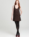 Playful metallic polka dots punctuate this retro-stylish MARC BY MARC JACOBS Dress with vintage flair that's fun to wear.