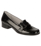 Lend professional polish to both skirts and slacks with the classic loafer design of the Belinda flats by Life Stride.