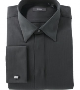 This European-inspired button-down from Hugo Boss pairs classic sophistication with sleek, modern style.