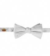 If you want to bring your workweek wardrobe into full maturity, then you've got no choice but to opt for this paisley bow tie from Countess Mara.