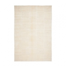 Boasting luxe Art Deco glamour in a monochromatic weave, this Ralph Lauren rug alternates subtly raised geometric tiles with plush velvet squares for classic elegance. Boasting luxe Art Deco glamour in a monochromatic weave, this Ralph Lauren rug alternates subtly raised geometric tiles with plush velvet squares for classic elegance.