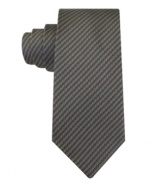 Blur the lines between cool and classic with this striped tie from Bar III.