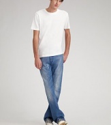 A building block of any man's style, shaped in a premium cotton knit. Crewneck Cotton; hand wash Imported 