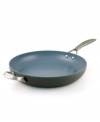 Where cookware is always greener! Your eco-friendly go-to for healthier meals, this versatile fry pan utilizes a heavy aluminum base and natural Thermolon nonstick technology for beautifully and evenly browned food. Made from up-cycled materials for a healthier, earth conscious approach to feeding the ones you love. Lifetime warranty.