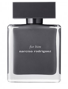Experience the essence of eternal masculinity, charisma, and urban modernity with for him by Narciso Rodriguez. A heart of musk with intoxicating vibrations of lavender, textured woods, and sensual amber allows one to experience timeless elegance and sophistication again and again. Experience the essence of eternal masculinity, charisma, and urban modernity with for him by Narciso Rodriguez. A heart of musk with intoxicating vibrations of lavender, textured woods, and sensual amber allows one to experience timeless elegance and sophistication again and again.
