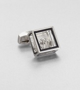 Inspired by the tale of Pandora's box in Greek mythology and featuring the Tateossian signature element of surprise, this glass-box cuff link has mini screws inside.Sold separatelyBrass and glassEnamel trimMade in United Kingdom