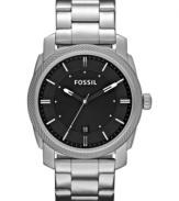 A classically designed Machine collection watch from Fossil with masculine style.