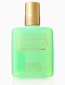 A rich-lathering liquid soap that cleanses and leaves skin feeling energized. Stimulates with menthol to help skin feel especially invigorated and refreshed. Lightly scented with Aramis Classic. 6.7 oz. A rich-lathering liquid soap that cleanses and leaves skin feeling energized. Stimulates with menthol to help skin feel especially invigorated and refreshed. Lightly scented with Aramis Classic. 6.7 oz.
