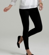So comfy, so cute: classic petite leggings by Style&co. go with all your favorite tunics.