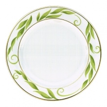 Frivole combines daring originality with soft feminity to create a sophisticated design for the table. Sprawling leaf-work designs add exuberant elegance to this whimsical pattern. Coordinating colors of amethyst and sage with gold trim allow versatility when entertaining formally or casually. Frivole combines daring originality with soft feminity to create a sophisticated design for the table. Sprawling leaf-work designs add exuberant elegance to this whimsical pattern. Coordinating colors of amethyst and sage with gold trim allow versatility when entertaining formally or casually.