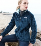 The North Face's Osito flocked jacket looks like fun but means business: wear it by itself or layer it for superior protection from the elements!