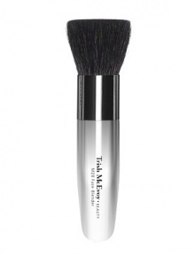 A smaller version of the blush brush, an ideal travel size for your makeup case. Hand-crafted with the finest quality hair to create a mistake-proof, professional application. 3½ Lucite handle. A smaller version of the blush brush, an ideal travel size for your makeup case. Hand-crafted with the finest quality hair to create a mistake-proof, professional application. 3½ Lucite handle.