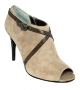 Trendy (peep-toe shooties) meets traditional (suede material with a leather-covered buckle detail) in the Dublin from Alfani. Versatile enough to dress up or dress down, they're also a perfect segue between seasons.