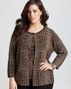 Jones New York Collection Plus Size One Button Cardigan