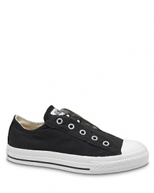 A laceless take on Converse's classic low top sneaker, with hidden elastic closure. A laceless take on Converse's classic low top sneaker, with hidden elastic closure.