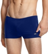 These shorts have a shorter European-inspired fit to maximize your tan.