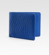 A bright and sporty essential with signature logo detail.One bill compartmentSix card slots4½ X 3Imported