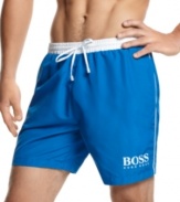 Get set for swim with these trunks from Hugo Boss.