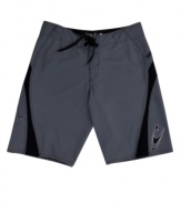 Bring West Coast surfer style from the surf to the streets with these casual board shorts from Quiksilver.