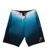 With sleek surfer style, these board shorts from O'Neill shake up your casual wardrobe in a cool way.