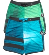 Salt water - fresh styles. These board shorts from Hurley have the look you want for your beach days.