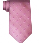 Raise awareness until there's finally a cure for breast cancer. This signature tie from Susan G. Komen is an empowering piece for every man.