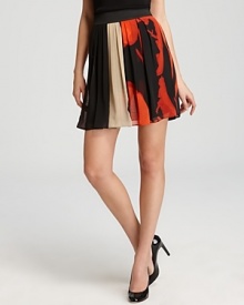 VINCE CAMUTO Placed Passion Elastic Waist Skirt VINCE CAMUTO Placed Passion Elastic Waist Skirt