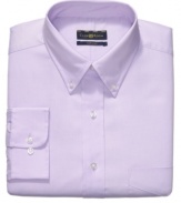 A smooth style in an updated color palette gives this Club Room shirt instant presence among the usual lineup.