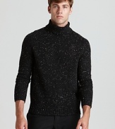 A handsome sweater speckled with dots differentiates your look from the cacophony of solids and stripes.
