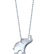 The little elephant necklace: Wear this strong symbol for luck close to your heart to ward off evil spirits and protect your loved ones.
