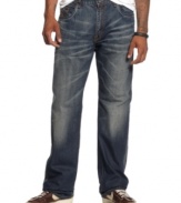 Rock the worn-in look with these sleek Rocawear jeans.