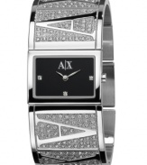 Get the glitz with this gorgeous watch by AX Armani Exchange.