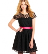 Slip into Tommy Girl's polka-dot dress for a party look that's fresh and flirty! A neon-bright belt finishes the a-line frock in vibrant style.